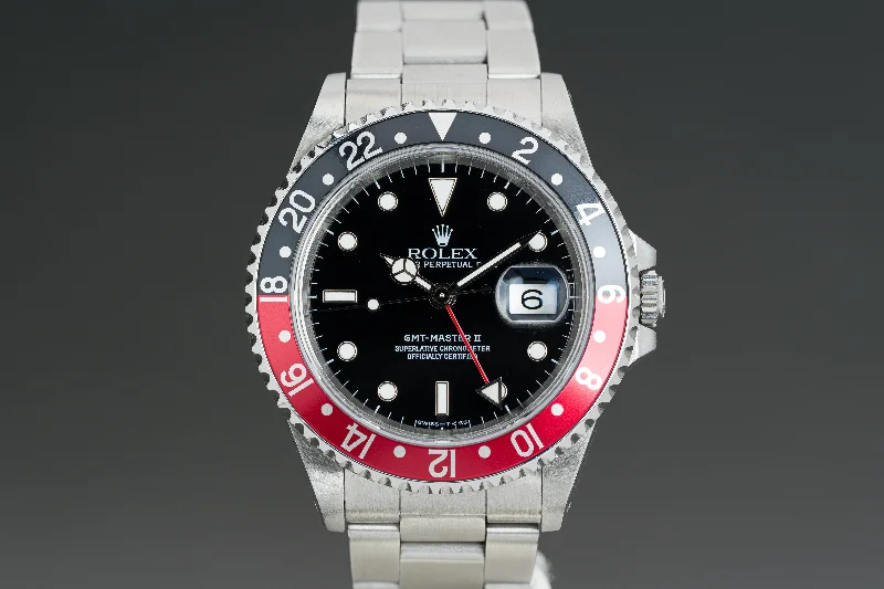 Best men’s watches with eco-friendly materials like recycled steel and sustainable leather-1997 Rolex GMT-Master 16710 Tritinova Lume Box, Papers, Booklets & Hangtags