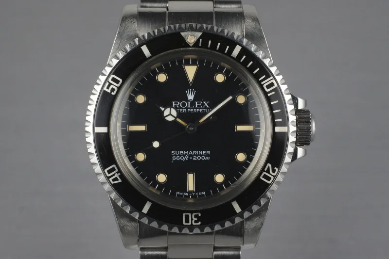 Men’s watches with customizable straps for different looks and easy wearability-1985 Rolex Submariner 5513 ‘Spider Dial’