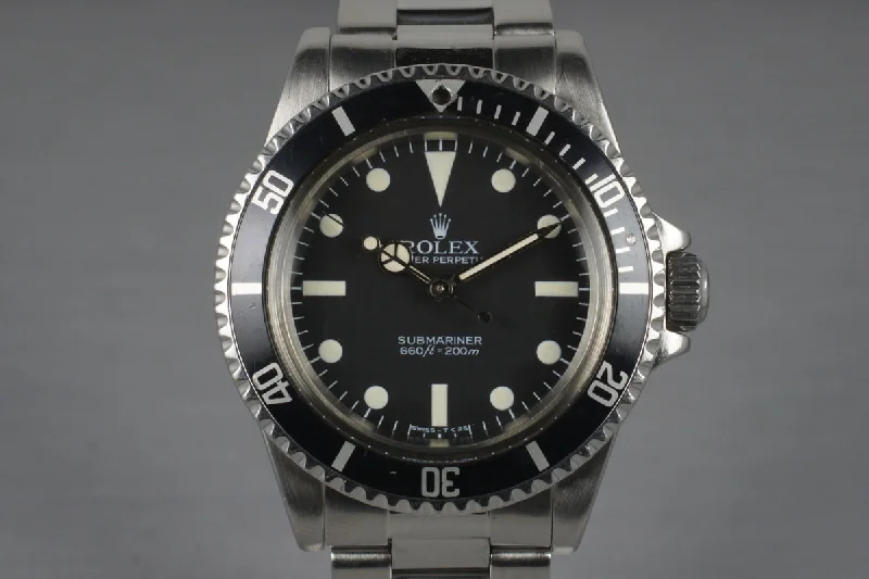 Best men’s watches with bold, oversized cases for a statement-making accessory-1983 Rolex Submariner 5513 with Mark V Maxi Dial