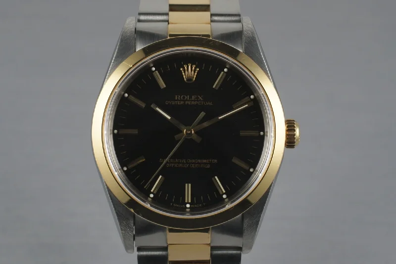 Best men’s watches for sports enthusiasts with GPS and fitness tracking features-1997 Rolex Two Tone Oyster Perpetual 14203 with Box and Papers