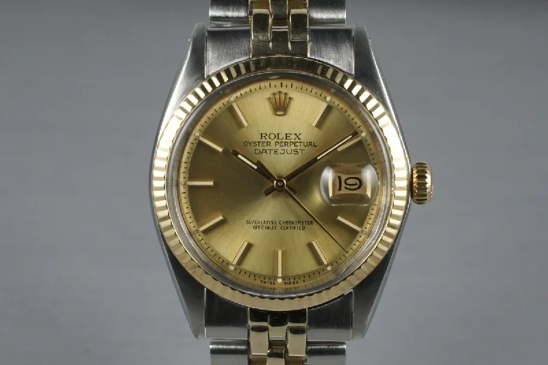 Best men’s watches for sports enthusiasts with GPS and fitness tracking features-1972 Rolex Two Tone DateJust 1601