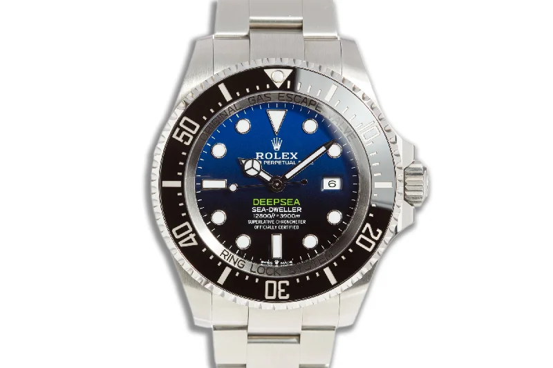 Best men’s watches with rotating bezels for timing and dive-related functions-2021 Rolex Deepsea Sea-Dweller 126660 "James Cameron" Box, Card, Booklets,Tags