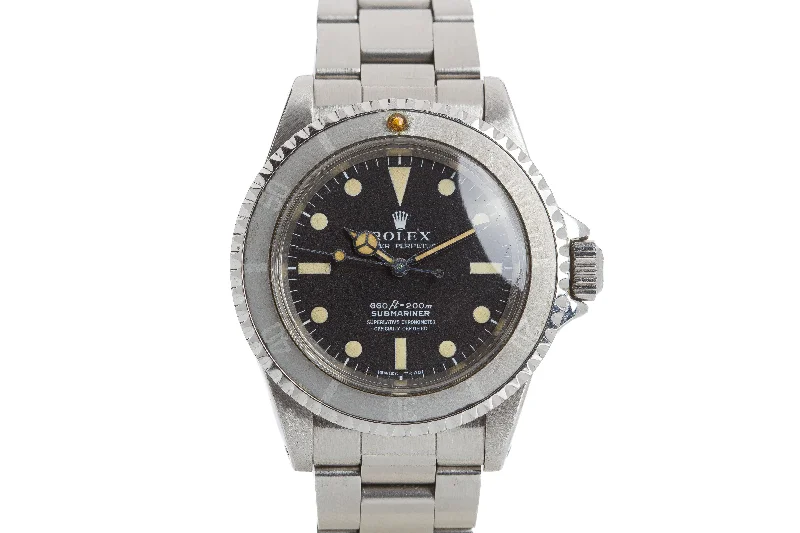 Men’s watches with sporty designs and silicone straps for comfort and performance-1972 Vintage Rolex Submariner 5512