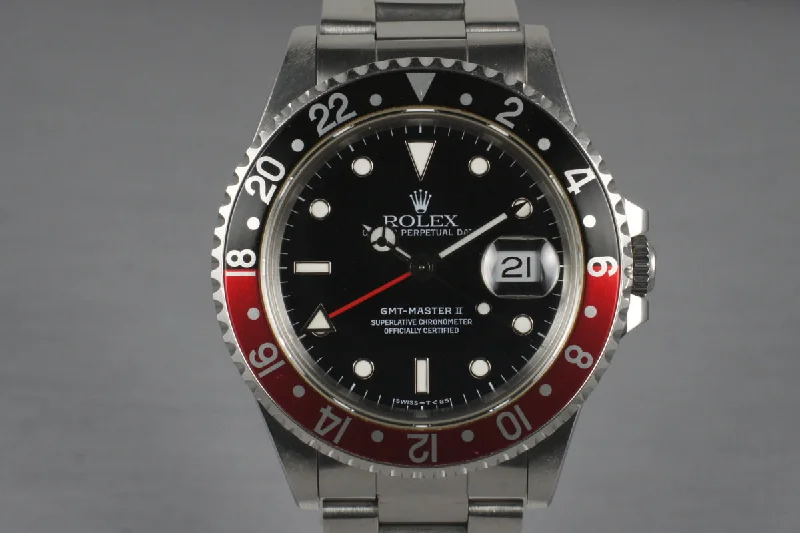 Luxury men’s watches with diamond accents for an elegant and sophisticated touch-1991 Rolex 16710 GMT II with Box and Papers