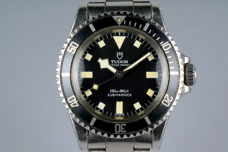 Best men’s watches with large dials for easy readability and a bold look-1972 Tudor Submariner 7016/0 Black Snowflake Dial