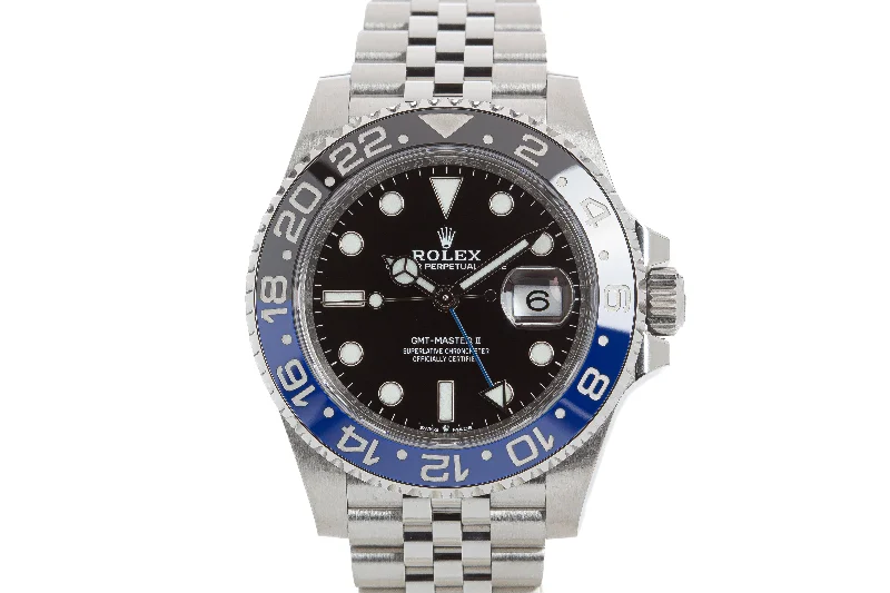 Best men’s watches with custom engravings for unique gifts or personalized messages-2020 Rolex 126710BLNR GMT Master II Batgirl Box, Card, Booklet, Hangtags