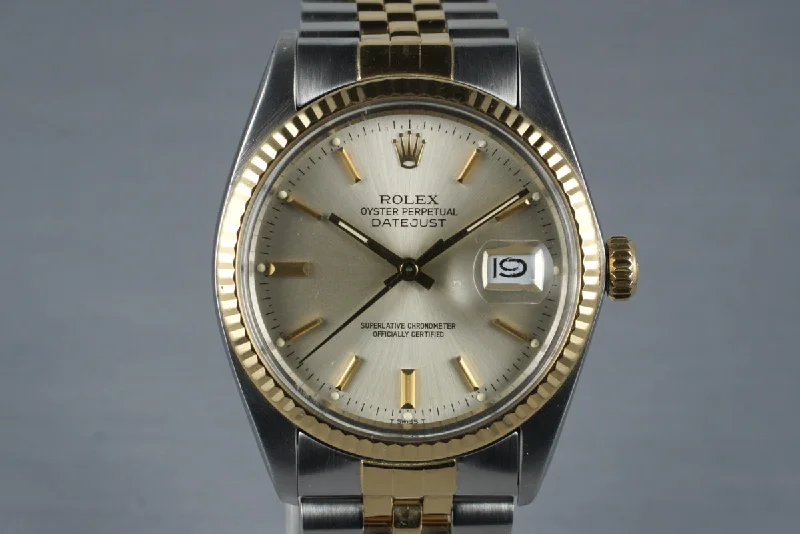 Best men’s watches with dual-purpose designs for both formal and casual wear-1984 Rolex Two Tone DateJust 16013 with Box and Papers