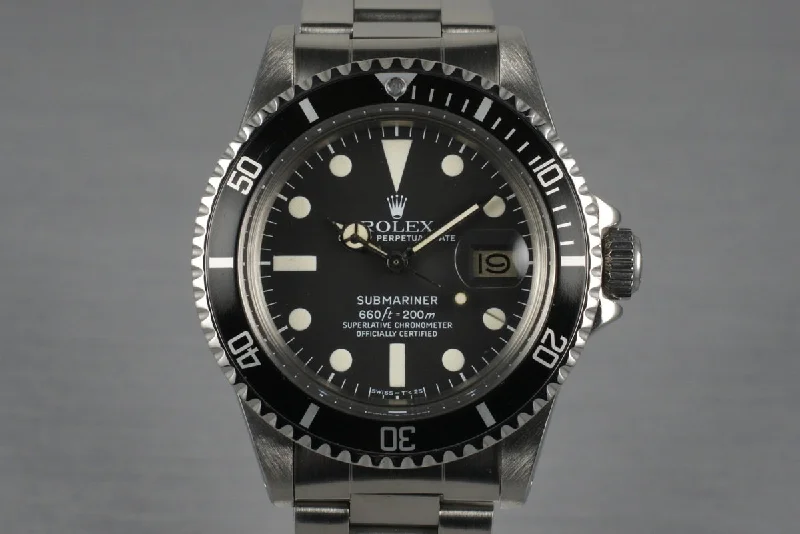 Men’s watches with skeleton dials for a unique and artistic view of the movement-1979 Rolex Submariner 1680