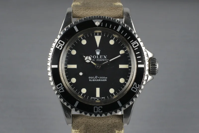 Best men’s watches for outdoor activities with altimeter and compass features-1970 Rolex Submariner 5513