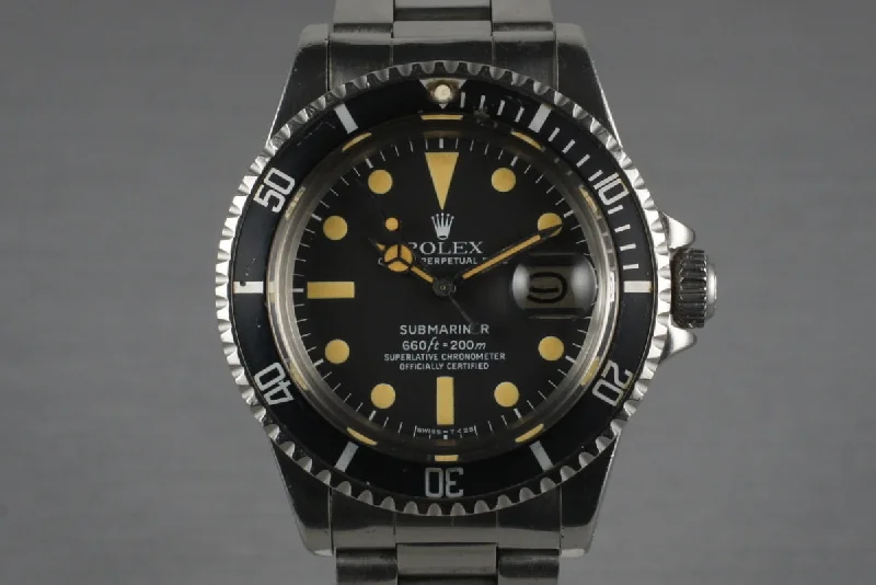 Best men’s watches with stainless steel bands for a sleek and durable look-1979 Rolex Submariner 1680