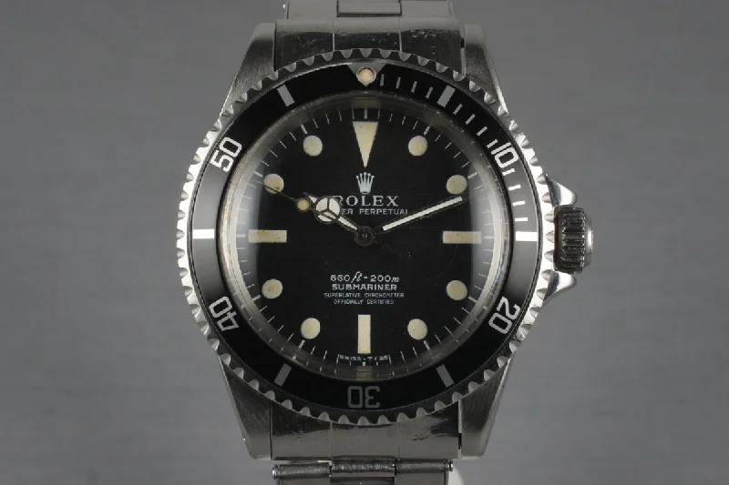 Men’s watches with titanium cases for a lightweight yet durable design-1970 Rolex Submariner 5512