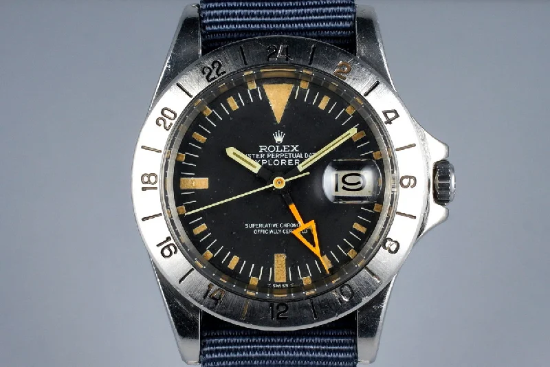 Best men’s watches with sapphire crystal for scratch resistance and clear visibility-1971 Rolex Explorer II 1655 Mark I Dial