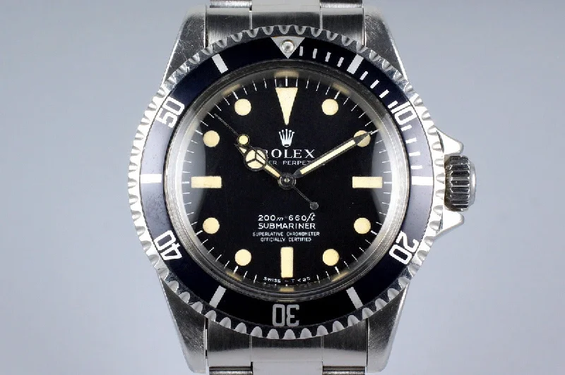 Best men’s watches with rugged designs for durability and outdoor functionality-1967 Rolex Submariner 5512 4 Line Meters First Dial