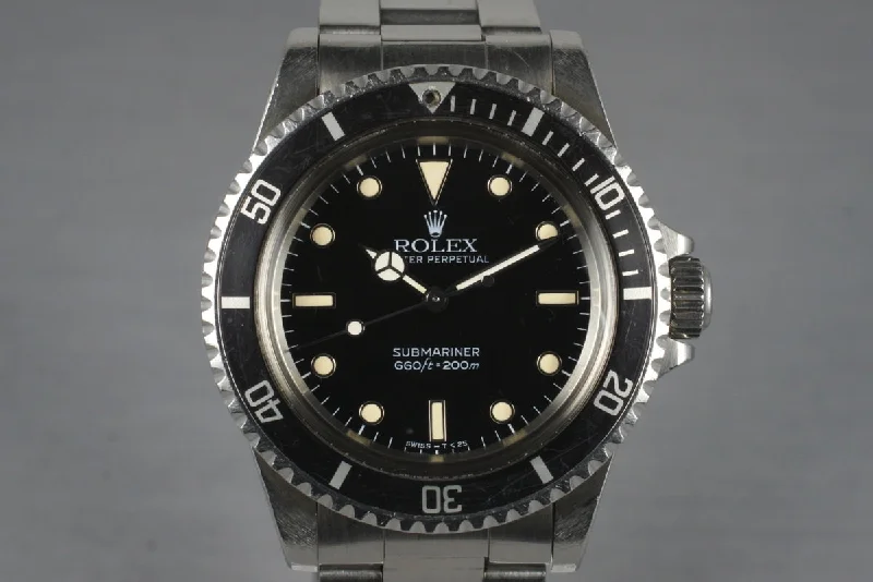 Men’s watches with elegant finishes and polished cases for a refined and classic look-1985 Rolex Submariner 5513