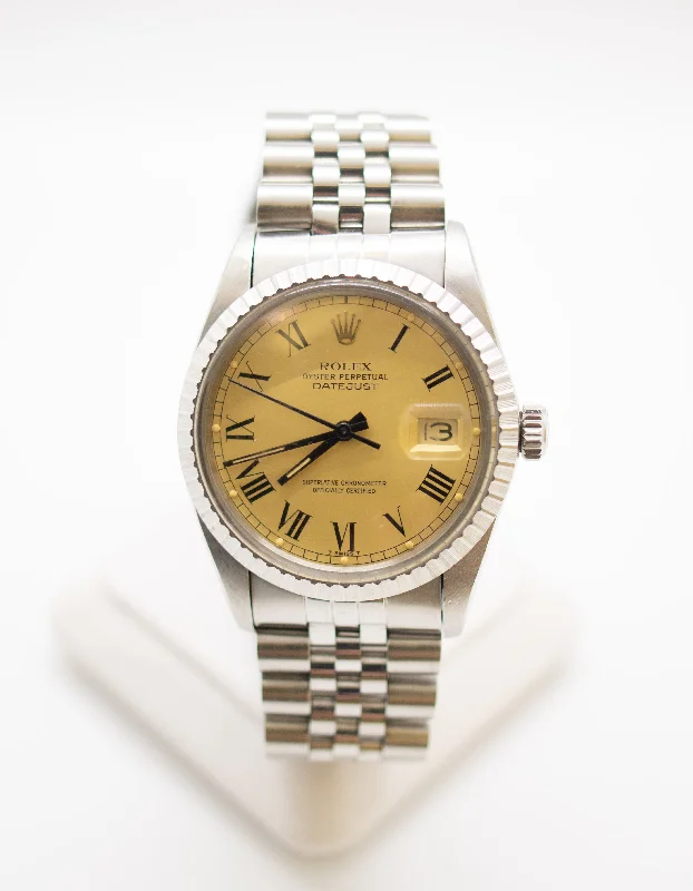 Men’s watches with world time functionality for global travelers and jet-setters-1982 Rolex Oyster Perpetual Datejust