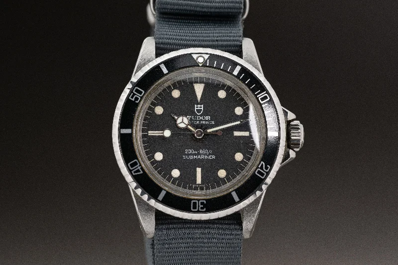 Men’s watches with high water resistance for use in diving and aquatic environments-1970 Tudor 7016/0 Oyster Prince Submariner on Nato Strap