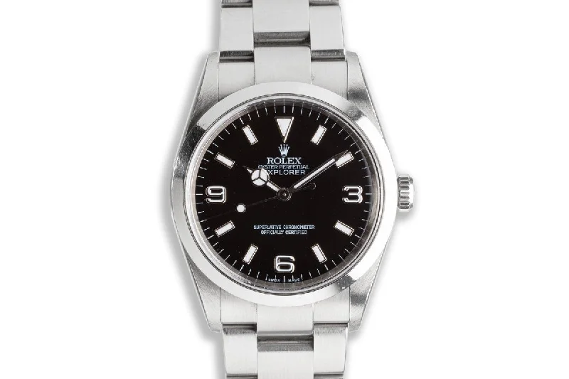 Men’s watches with stylish mesh bands for an elegant yet modern accessory-2001 Unpolished Rolex Explorer 114270