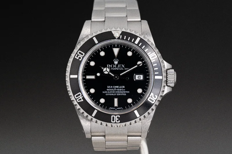 Men’s watches with retro digital displays for a nostalgic and functional look-2000 Rolex 16600 Sea-Dweller