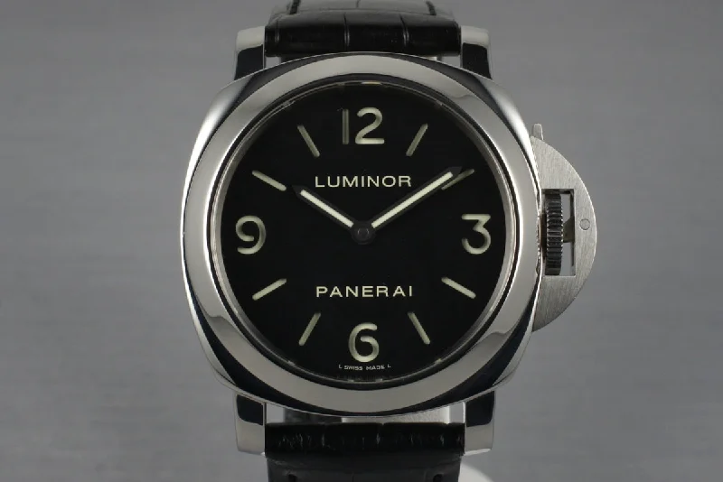 Men’s watches with eco-conscious designs using recycled materials for sustainability-2008 Panerai PAM 112 Luminor with Box and Papers