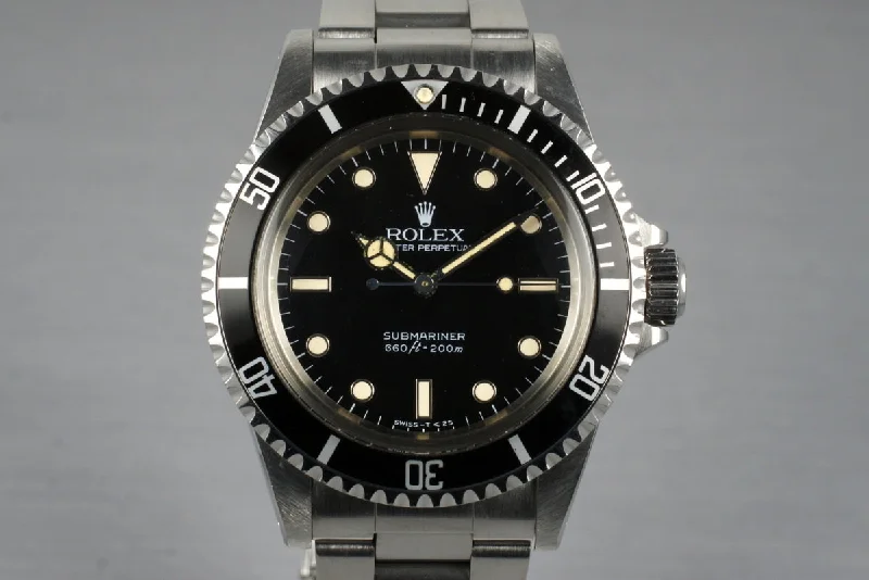 Men’s watches with retro digital dials for nostalgia and high-tech functionality combined-1984 Rolex Submariner 5513