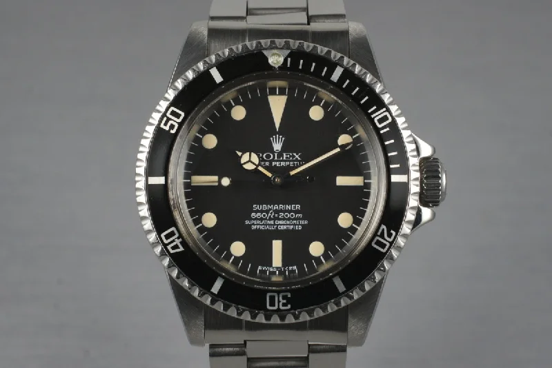 Best men’s watches with ceramic bands for a scratch-resistant, sleek, and modern look-1965 Rolex Submariner 5513