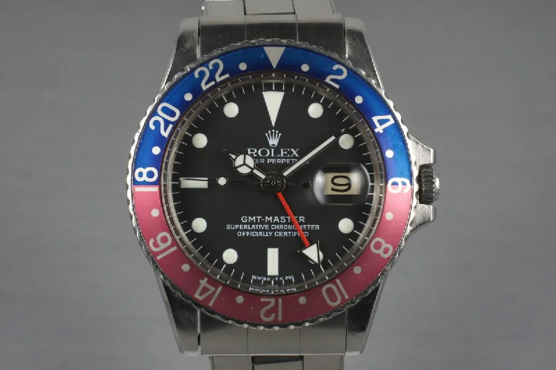 Men’s watches with titanium cases for a lightweight yet strong and durable timepiece-1967 Rolex GMT 1675