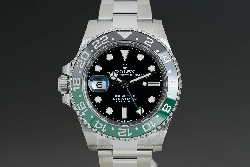 Men’s watches with sapphire glass for scratch resistance and clear visibility in all conditions-2023 Rolex 126720VTNR GMT-Master II "Sprite" Full Set