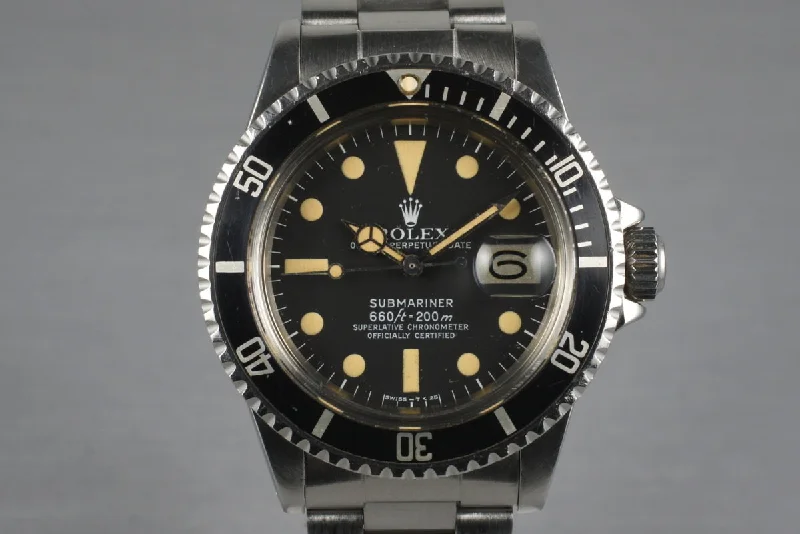 Best men’s watches with luminous hands and markers for easy reading in low light-1978 Rolex Submariner 1680