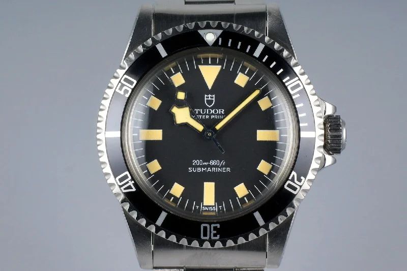 Men’s watches with smart features like fitness tracking and heart rate monitoring-1981 Tudor Submariner 94010 Black Snowflake