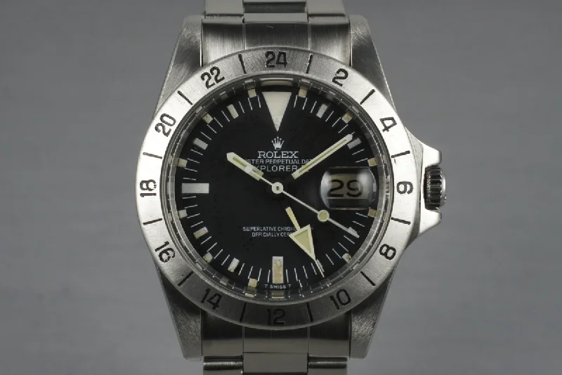 Men’s watches with classic Roman numerals for a vintage and elegant vibe-1978 Rolex Explorer II 1655 with Mark II Dial