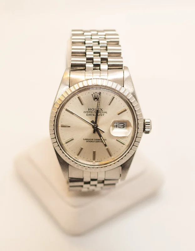 Men’s watches with titanium cases for a lightweight yet durable design-1987 Rolex Oyster Perpetual Datejust