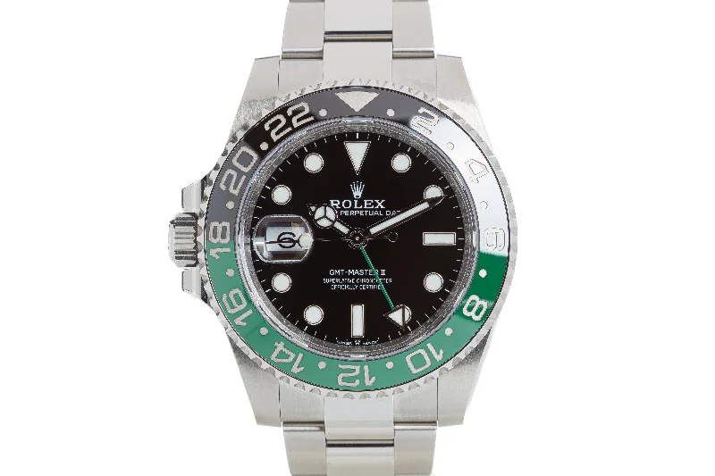 Best men’s watches with minimalist designs for understated elegance and simplicity-2023 ROLEX 126720VTNR "SPRITE" GMT Master II Box, Card, Booklet & Hangtag