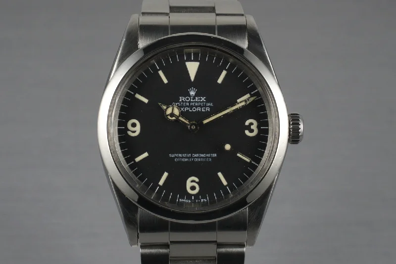 Best men’s watches with a minimalist design that pairs well with both casual and formal attire-1972 Rolex Explorer 1 1016