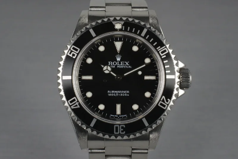 Men’s watches with stylish mesh bands for an elegant yet modern accessory-2003 Rolex Submariner 14060M with Box and Receipt