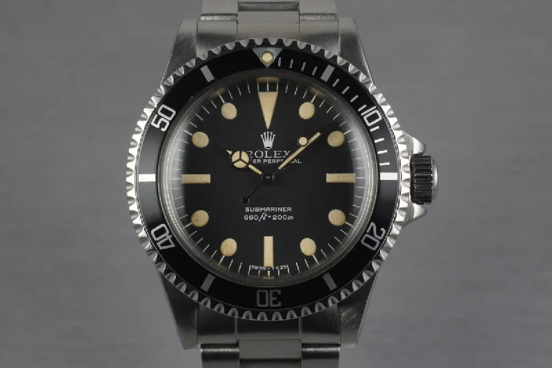 Best men’s watches with customizable dials and straps for a personalized look-1979 Rolex Submariner 5513 Mark 3 Maxi Dial