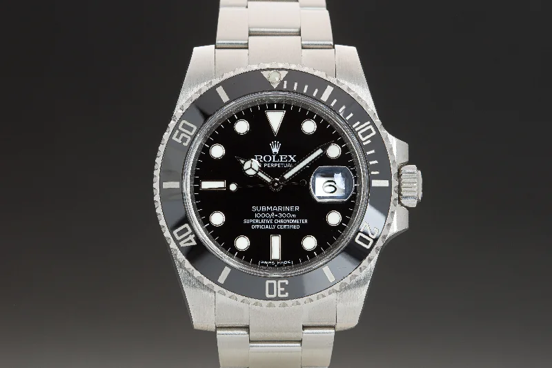 Men’s watches with rubber straps for comfort and flexibility during physical activities-Rolex 116610 Ceramic Submariner