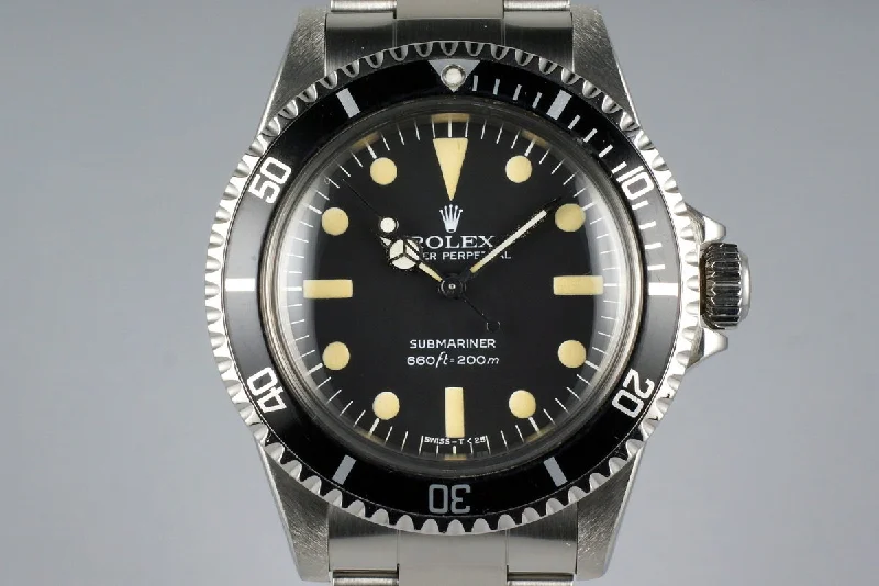 Best men’s watches with minimalist designs for understated elegance and simplicity-1981 Rolex Submariner 5513 Mark II Maxi Dial