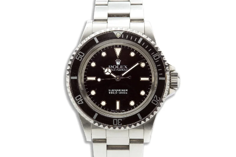 Men’s watches with leather straps and buckle closures for classic and timeless style-1988 Rolex Submariner 5513 WG Surround with Creamy Lume & Hands