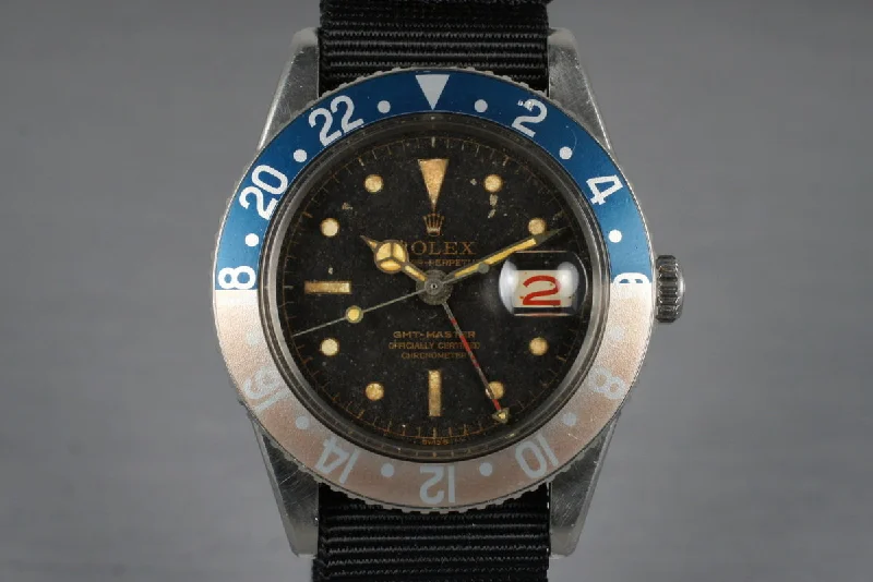 High-end men’s watches with automatic movement for accurate timekeeping and craftsmanship-1958 Rolex GMT 6542 with Tropical Dial