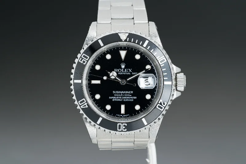 Best men’s watches with sporty designs for active lifestyles and outdoor adventures-1995 Rolex Submariner 16610 Box, Papers, Booklets & Hangtag