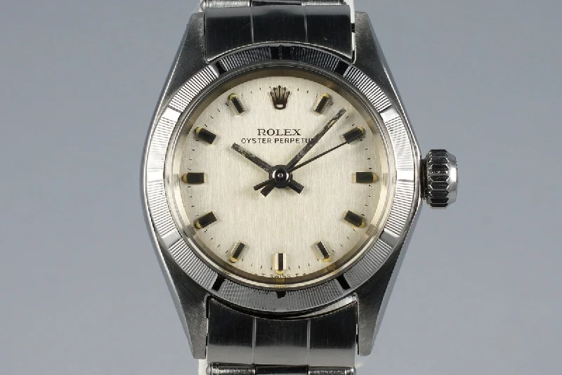 1969 Rolex Ladies Oyster Perpetual 6623 Silver Dial