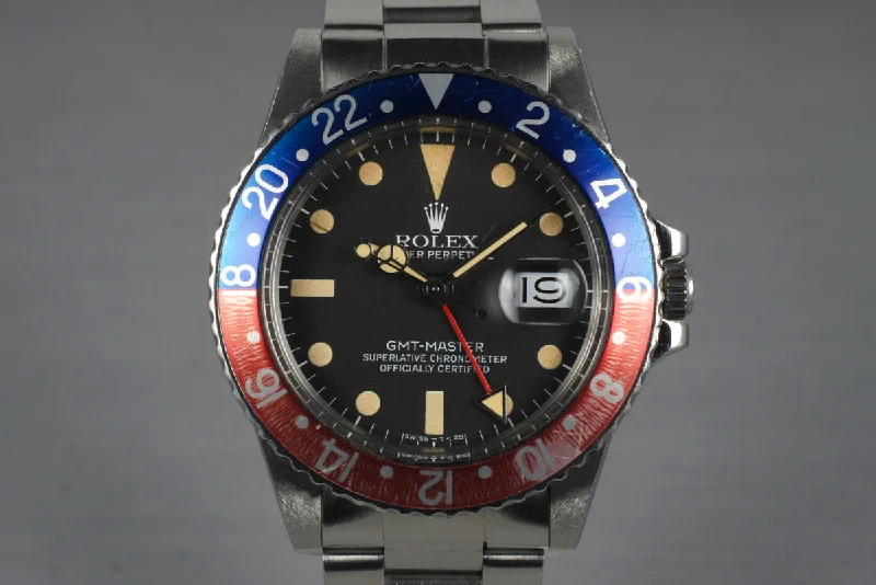 Best men’s watches for sports enthusiasts with GPS and fitness tracking features-1978 Rolex GMT 1675 with Box and Papers