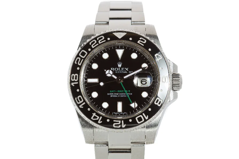 Stylish men’s watches with minimalist designs for a modern and clean look-2007 Rolex ST GMT Master II 116710N Box, Card, Booklets & Hangtags