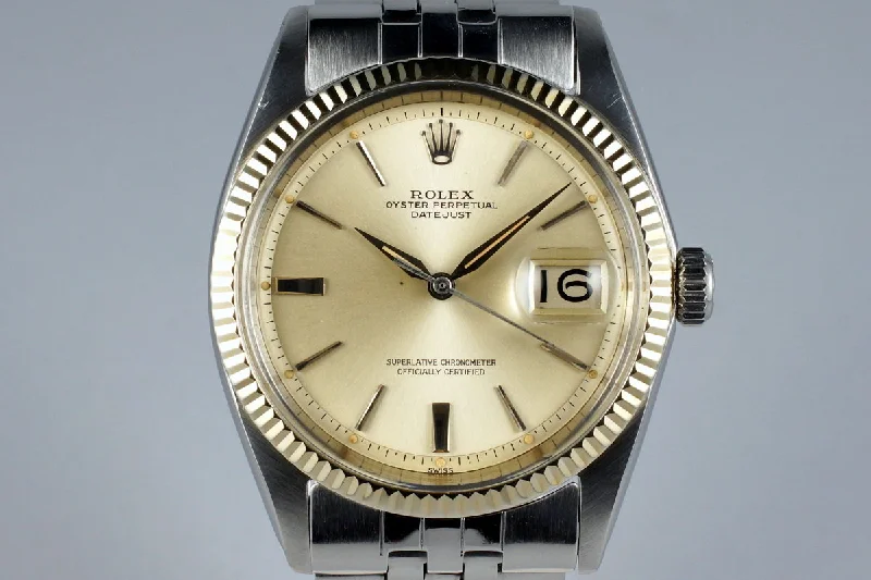 Best men’s watches with limited edition designs for collectors and enthusiasts-1962 Rolex DateJust 1601 Silver Dial