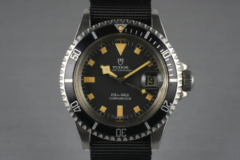 Best men’s watches with sapphire crystal for scratch resistance and clear visibility-1980 Tudor Submariner 94110 Snowflake