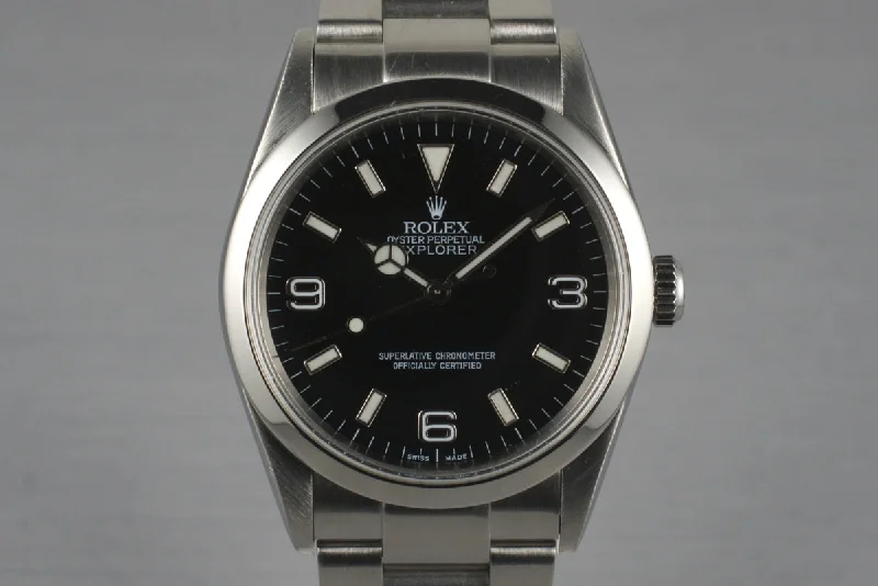 Best men’s watches with custom engravings for unique gifts or personalized messages-2000 Rolex Explorer 114270