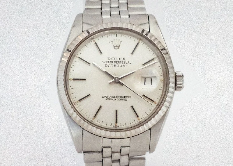 Men’s watches with textured dials for an intricate, sophisticated look and feel-1979 Rolex Oyster Perpetual Datejust