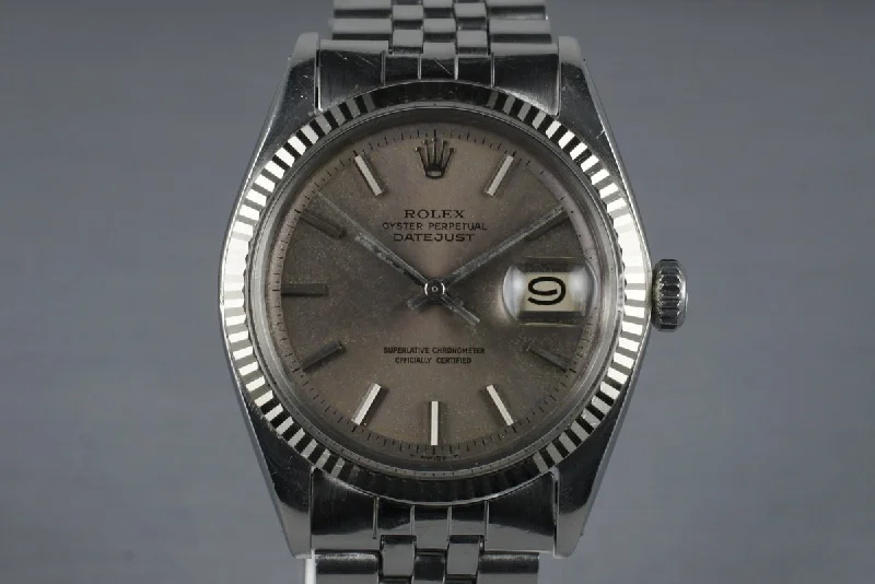 Best men’s watches with solar-powered technology for eco-friendly and self-sustaining timepieces-1969 Rolex DateJust 1601 with Tropical Dial