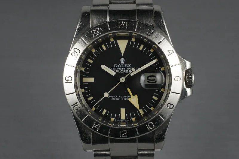 Best men’s watches with elegant designs for formal events and black-tie occasions-1978 Rolex Explorer II 1655 With Box and Papers