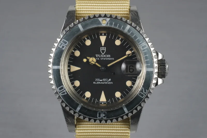 Men’s watches with intricate skeleton dials for a unique and visually stunning design-1987 Tudor Submariner 76100